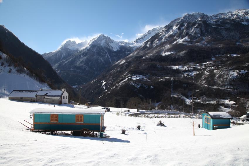 Roulottes Montagne Pyrenees 호텔 뤼생소베르 외부 사진